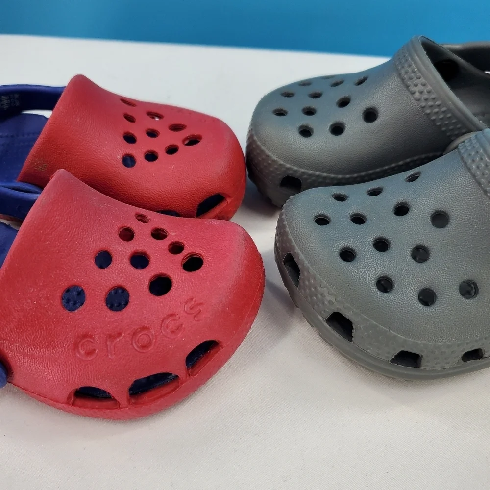 CROCS kids bundle of two pair 4T